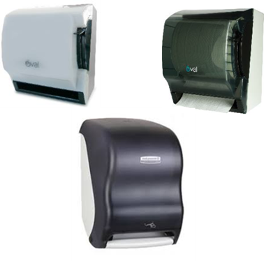 Dispensadores de toalla automticos y manuales